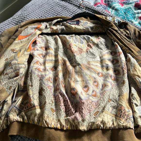 Johnny Was silk bomber jacket - Picture 2 of 3